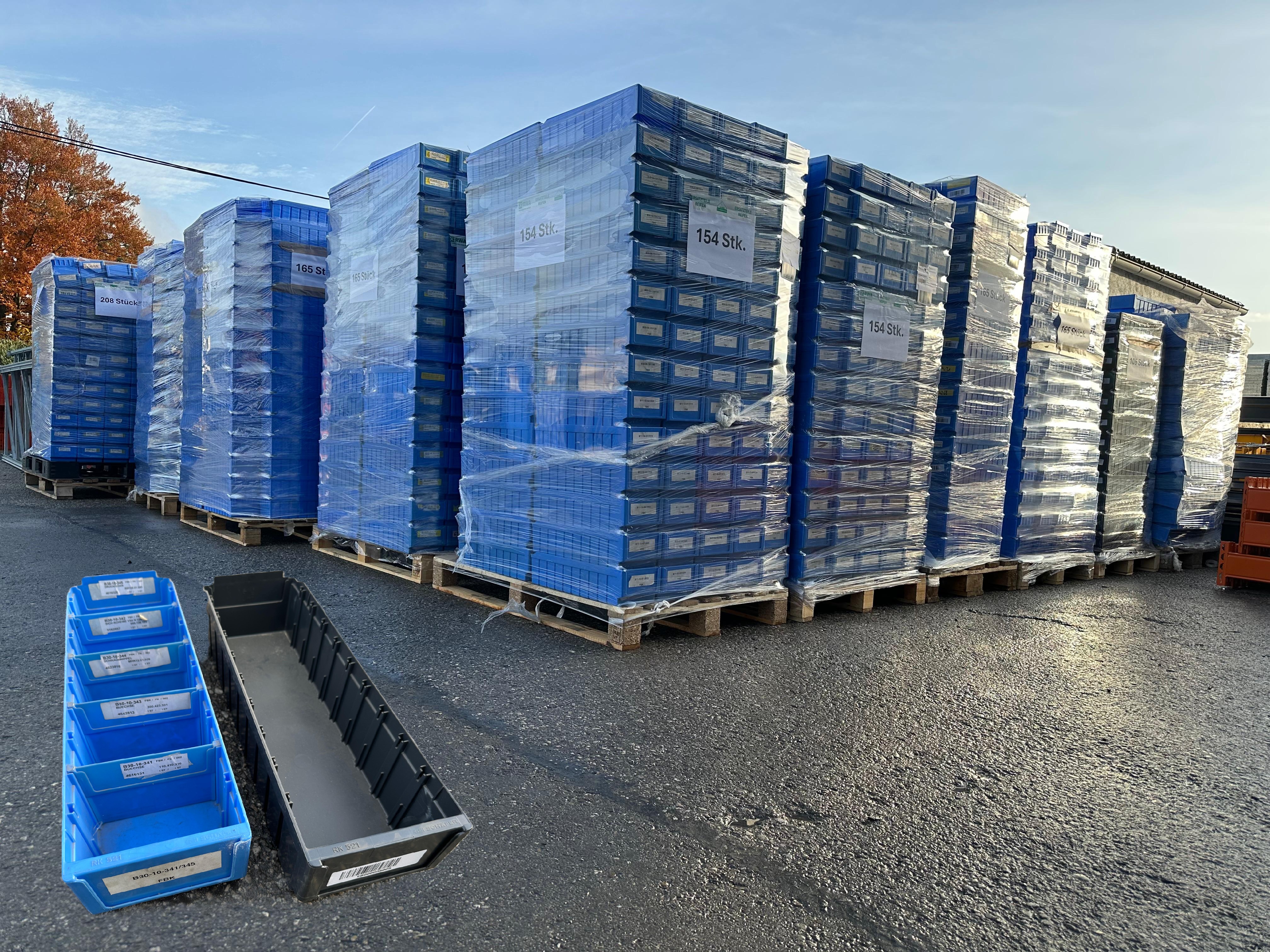 4000 St. SSI Schäfer RK 521 Regalkasten - Behälter - Kunststoffkiste, gebraucht