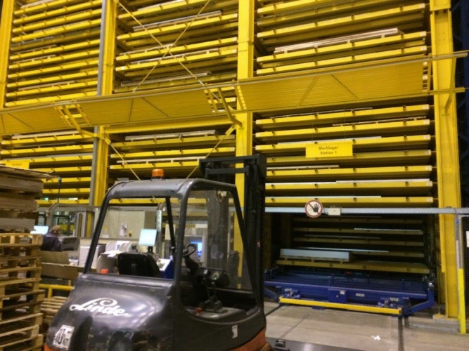 Magazzino per lamiere STOPA Altezza 18 m