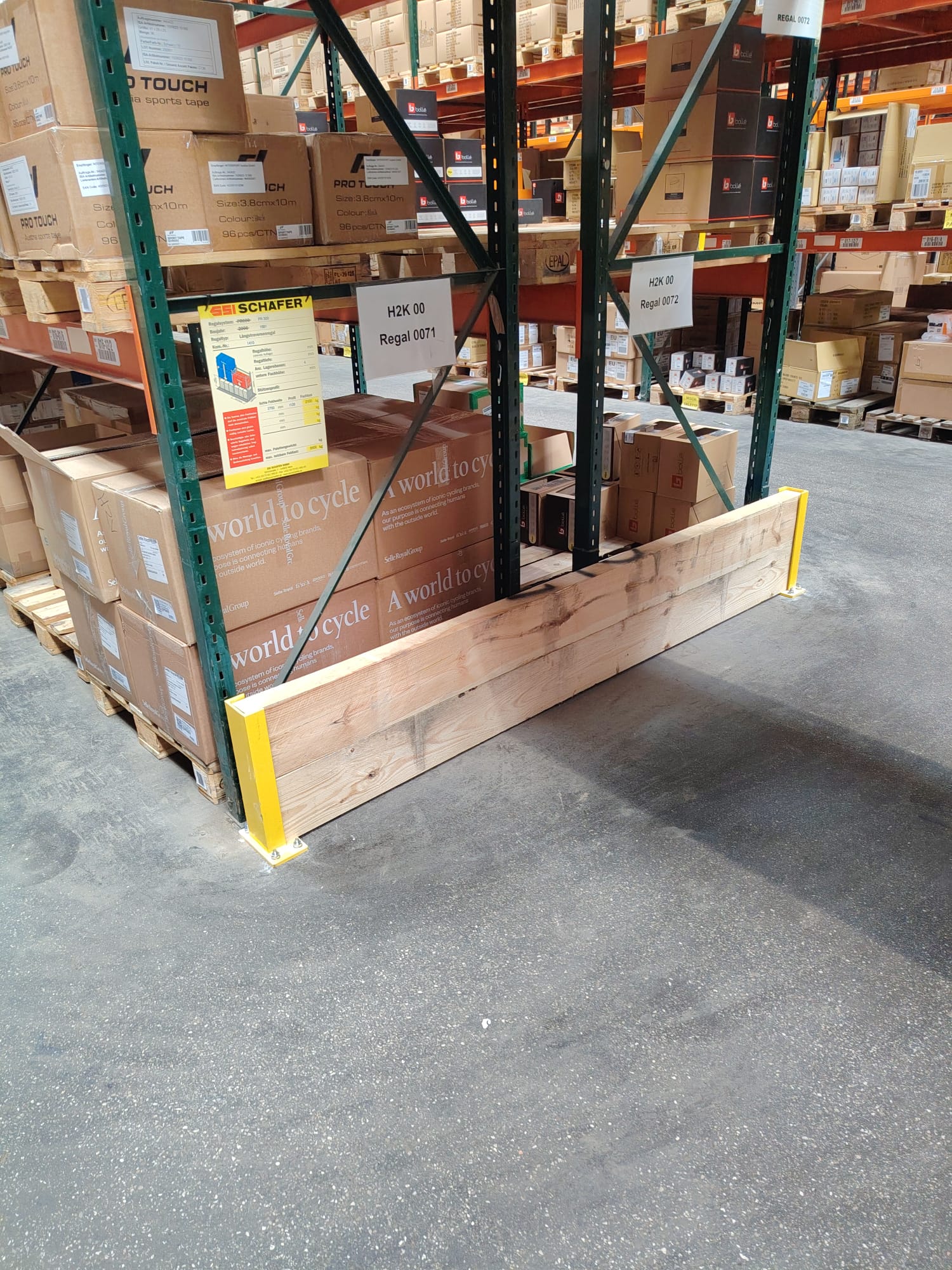 Holz Rammschutz 240 cm, Neuware
