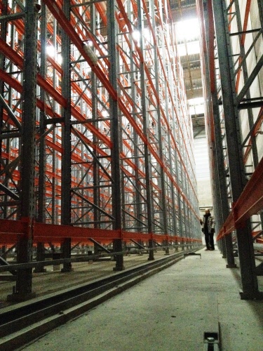 approx. 40 m Schäfer pallet racking 