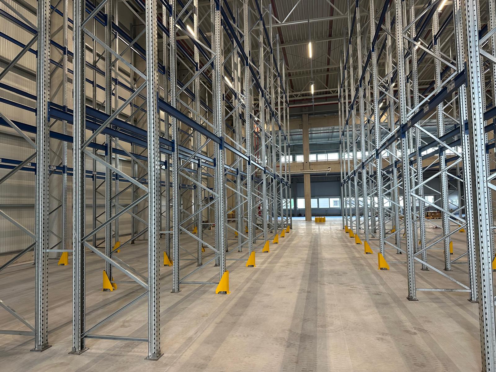 25 lfm. Regał paletowy SSI Schäfer PR600, używany