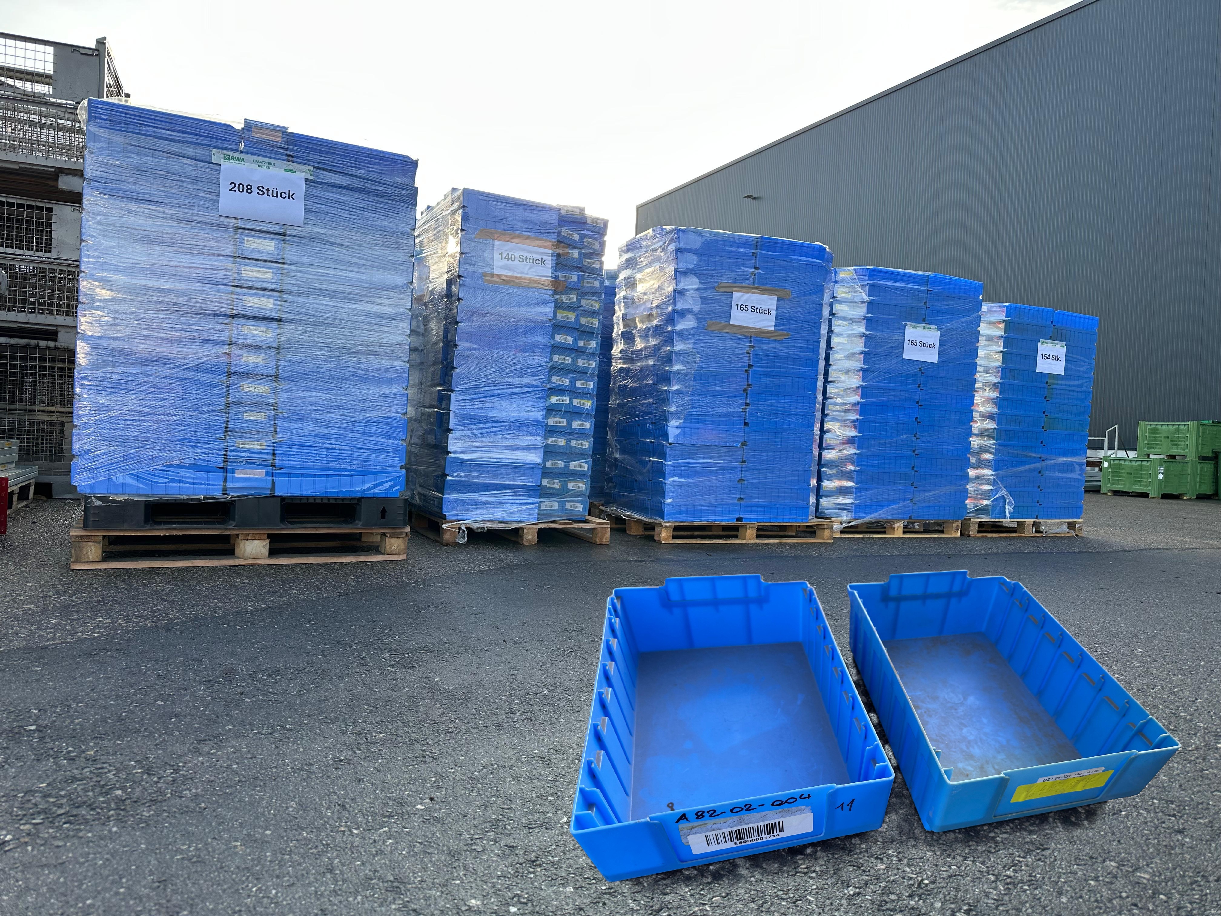 2000 St. SSI Schäfer RK 421B Regalkasten - Behälter - Kunststoffkiste, gebraucht