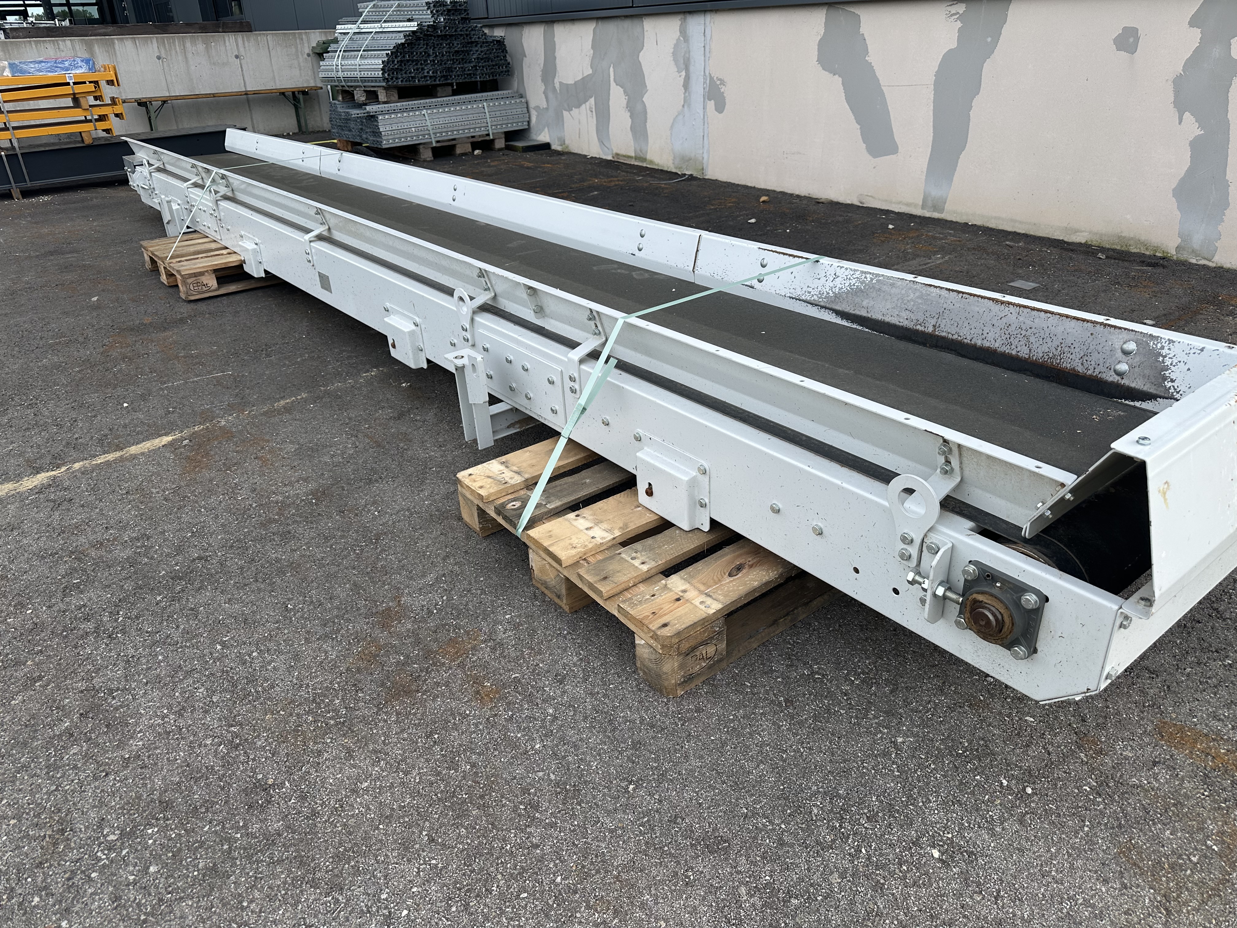 M.A.H GB 600 elektromos szállítószalag, 6 méter hosszú, használt