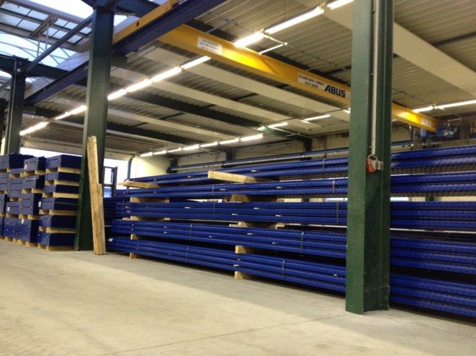 60 linear metres of Jungheinrich MPB pallet racking