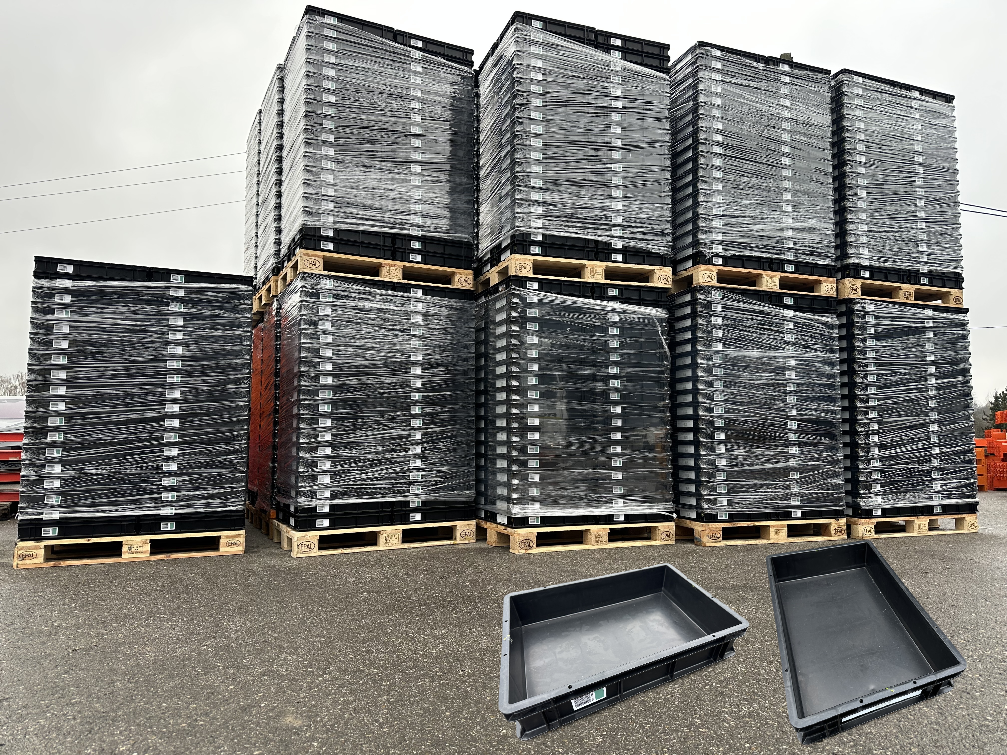 5.000 St. Wezsuisse Euronorm Kunststoffkiste - Behälter 60 x 40 x 10 cm