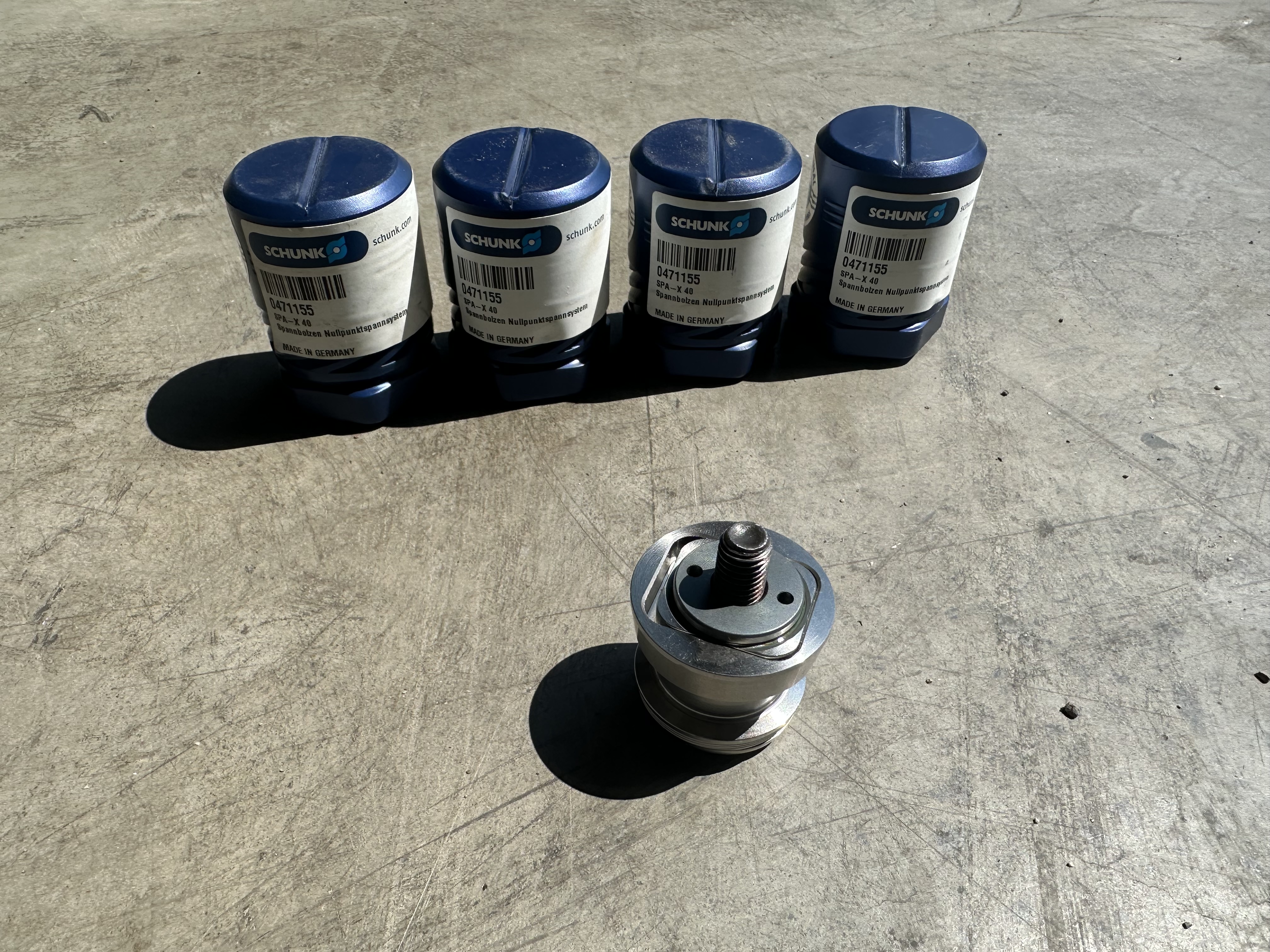 Schunk Spannbolzen Nullpunktspannsystem SPA-X 40 (0471155), Neuware