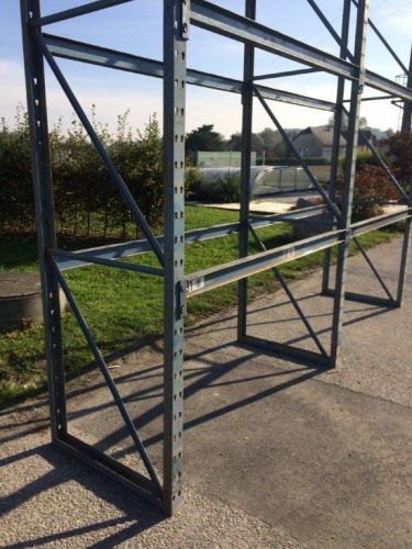 30 linear metres of Hubertus pallet racking