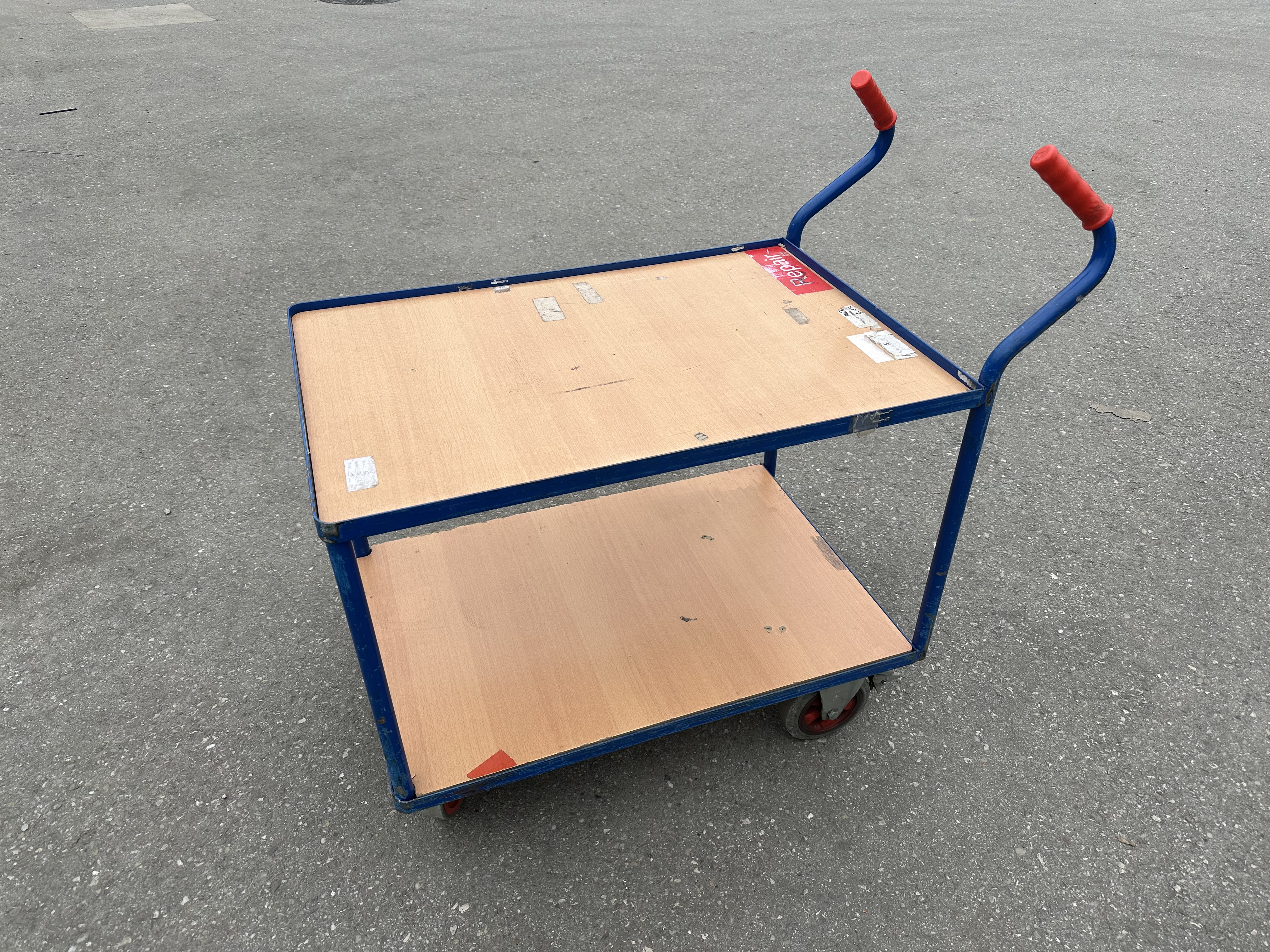 Rollwagen - Beistelltisch fahrbar klein 1070 x 1100 x 600 mm, gebraucht