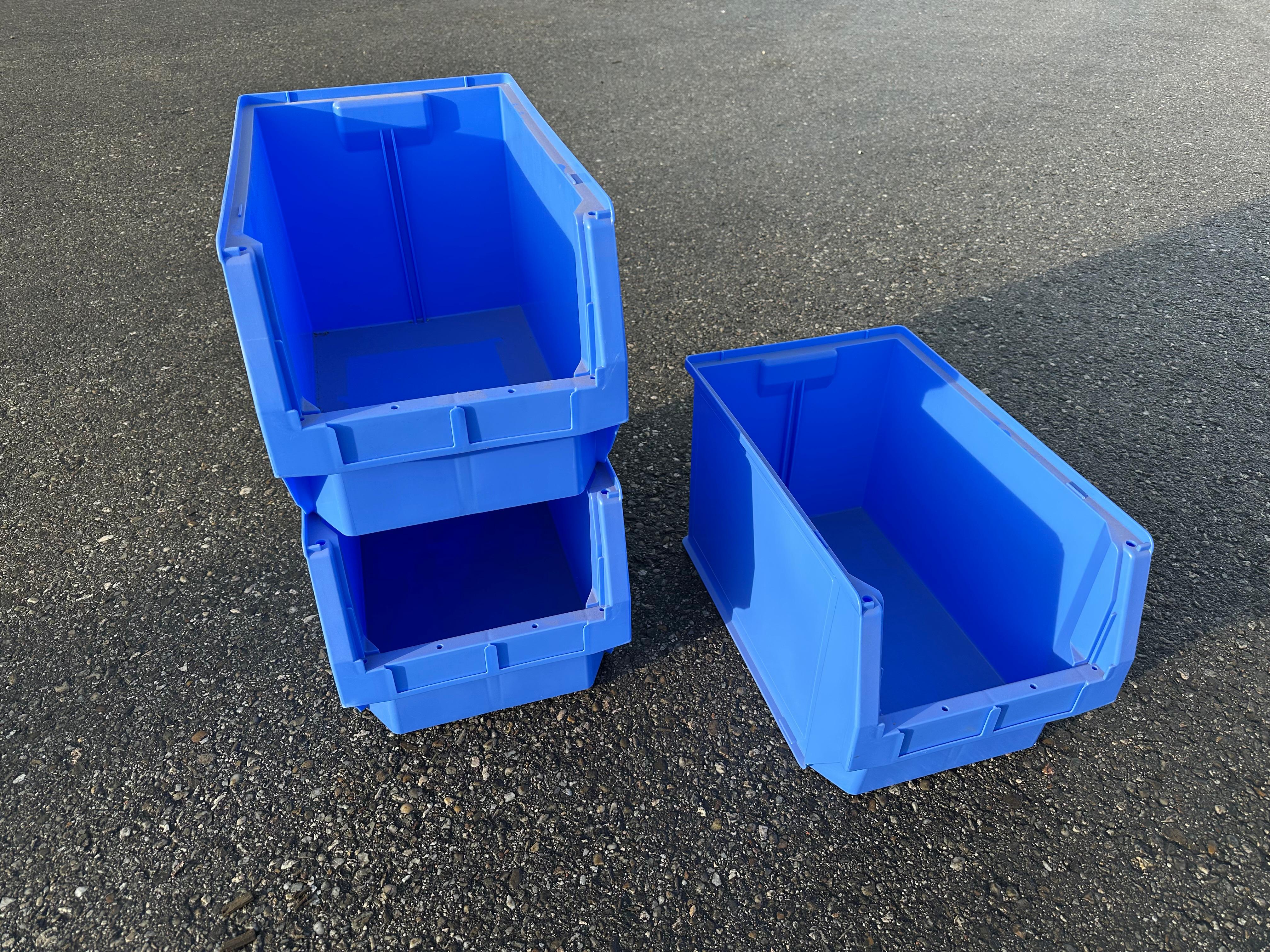 1000 St. SSI Schäfer LF 533GZW Sichtlagerkasten - Behälter - Kunststoffkiste, gebraucht