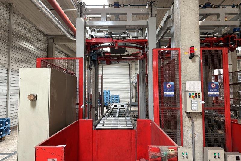 Palettenringwickler, Übergabestationen und Fördertechnik Teil 1 - 13 Posten