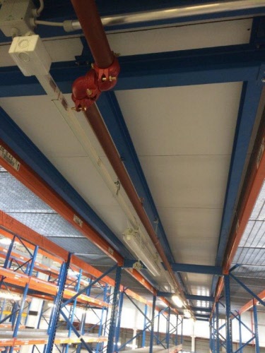 200 metri lineari di scaffalature a traliccio Scaffalature per pallet Stow