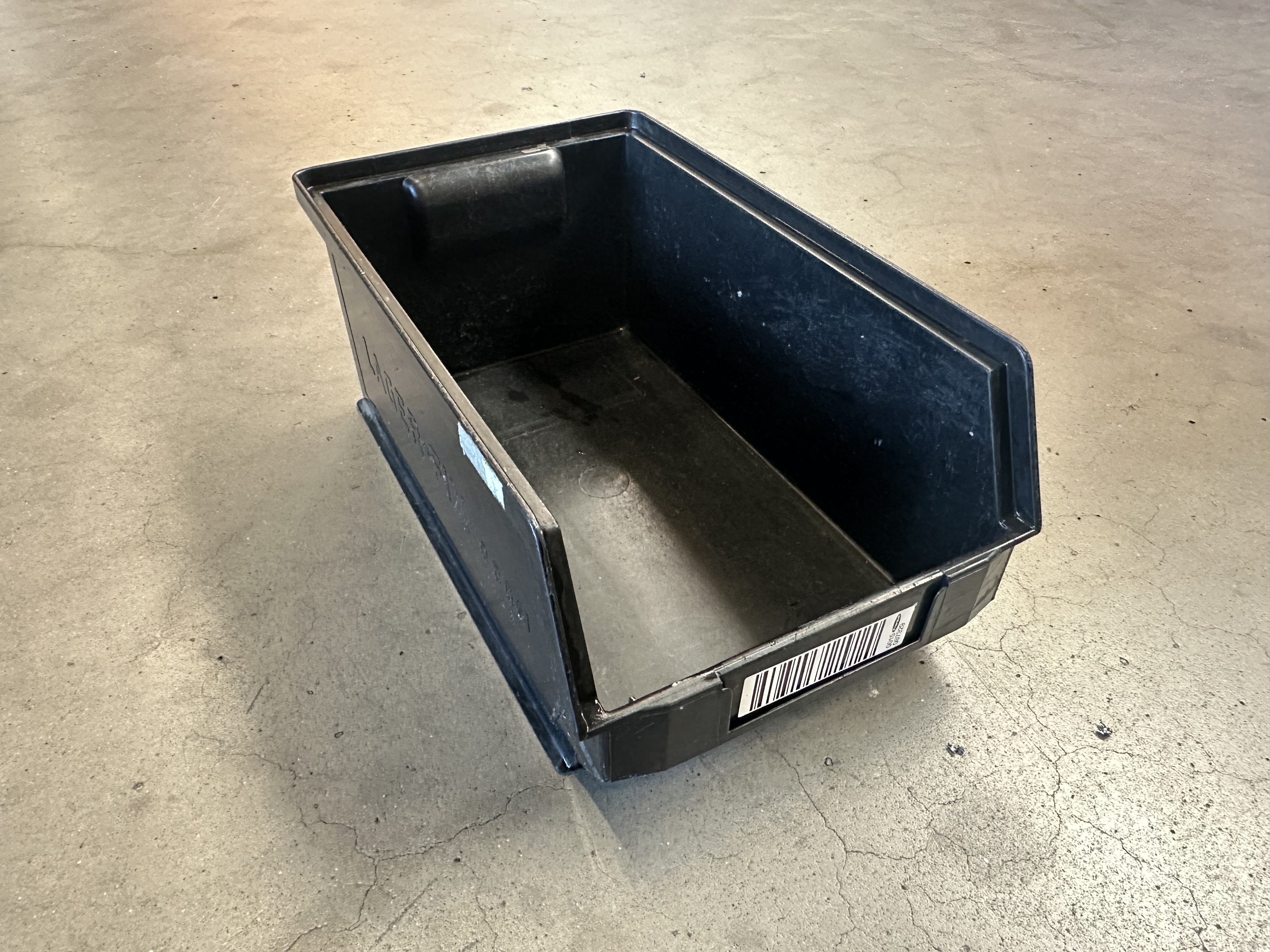 500 db SSI Schäfer átlátszó raktározó doboz, 35,4 x 21 x 14,5 cm, használt