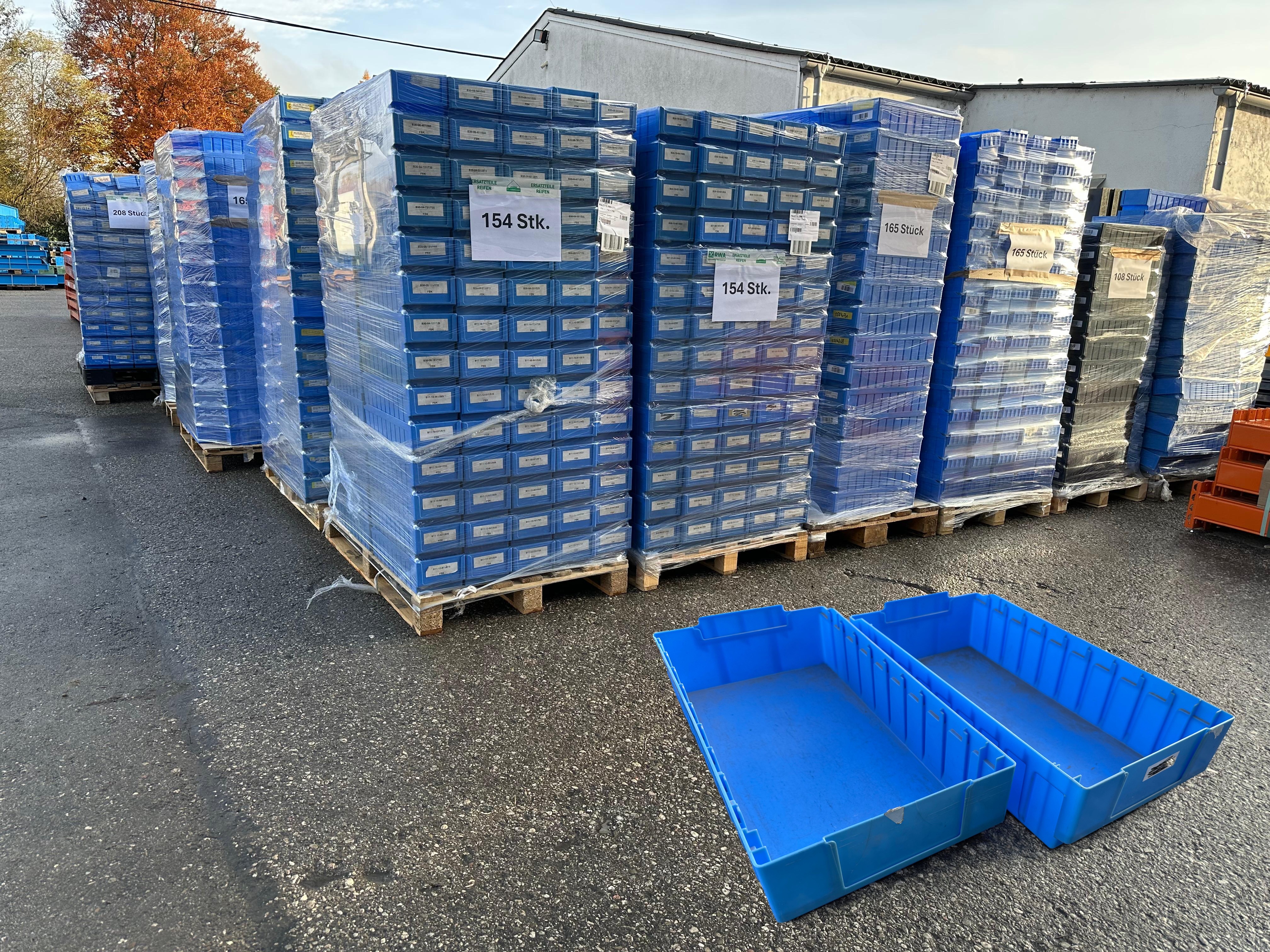 2000 St. SSI Schäfer RK 521B Regalkasten - Behälter - Kunststoffkiste, gebraucht