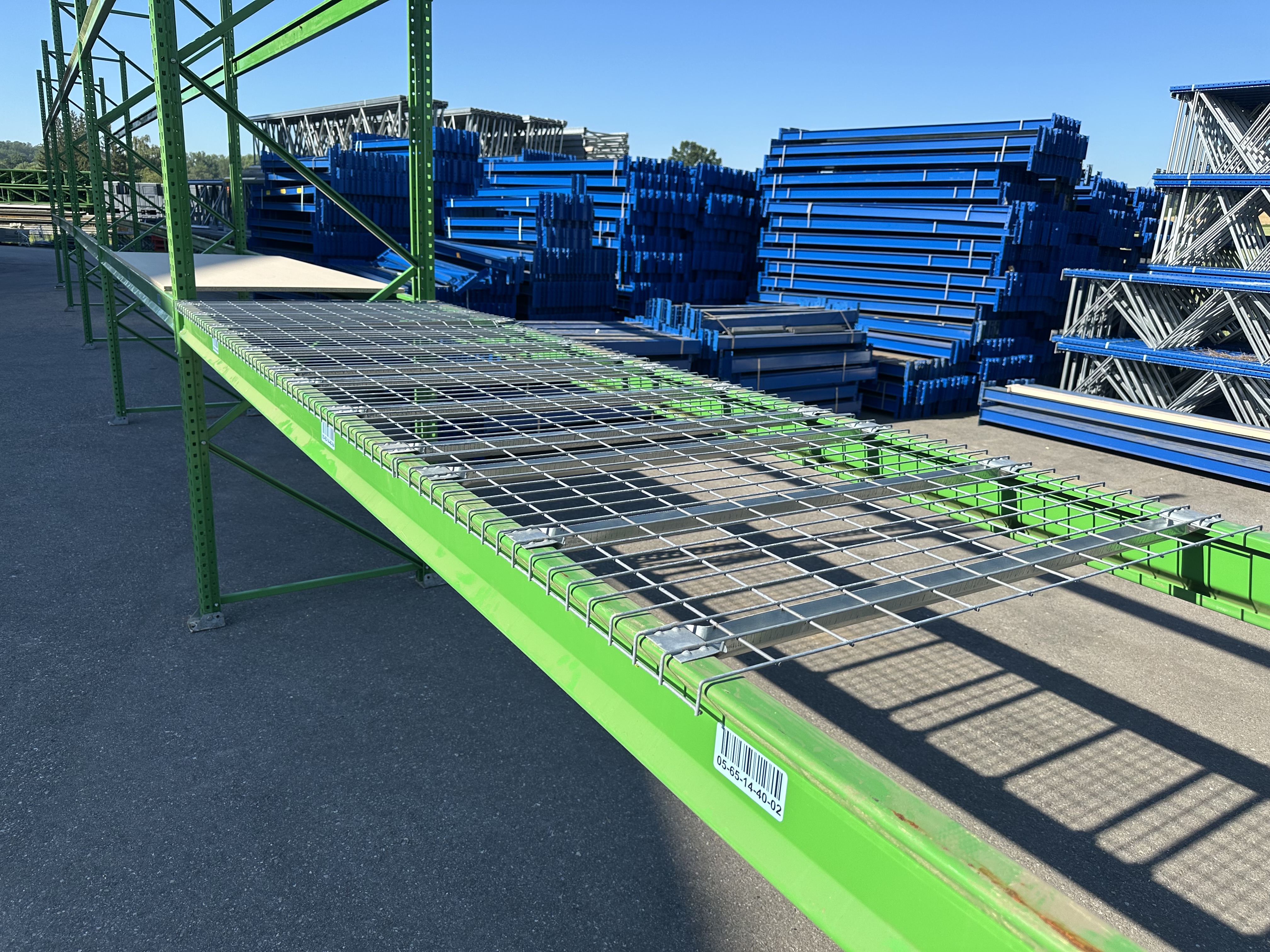 Palettenregal Voest ca. 55 lfm. gebraucht