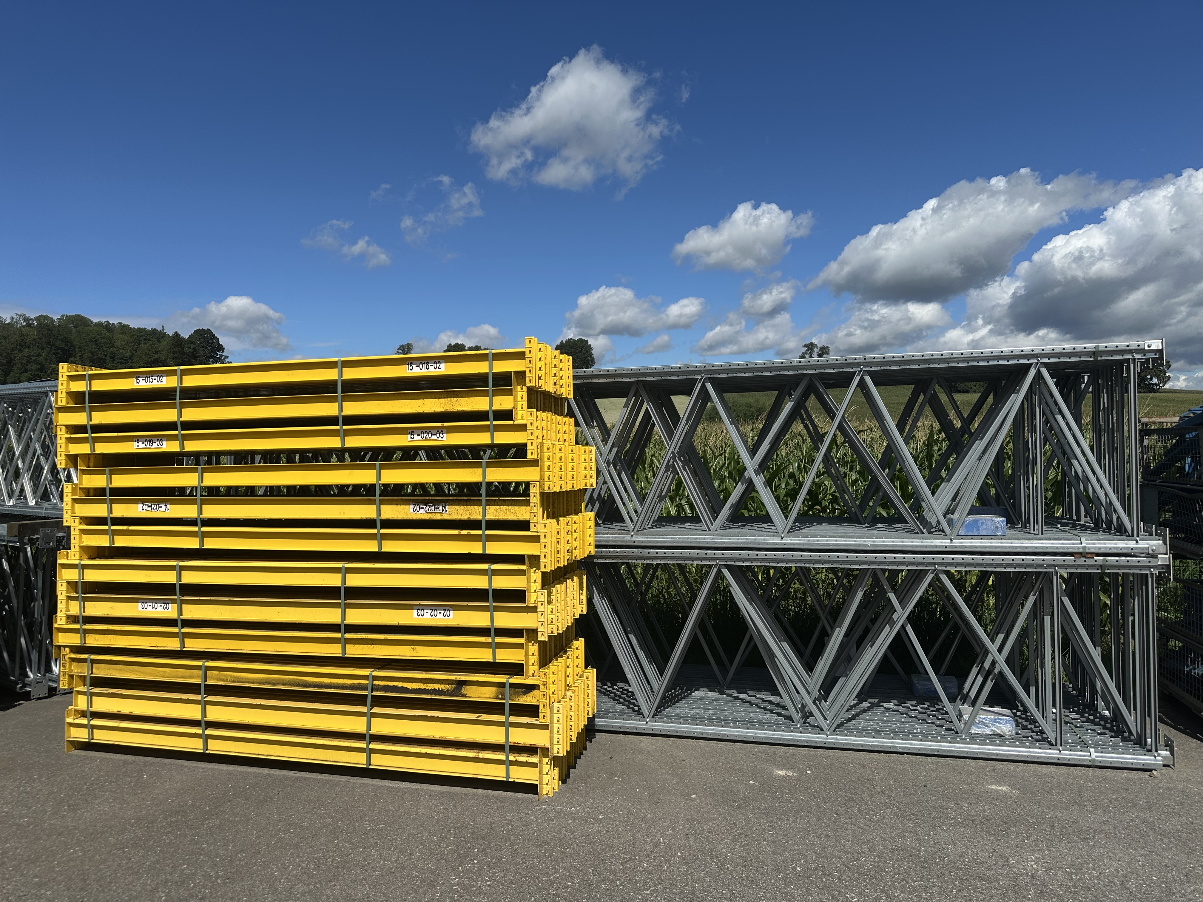 Palettenregal Galler 18,1 lfm gebraucht