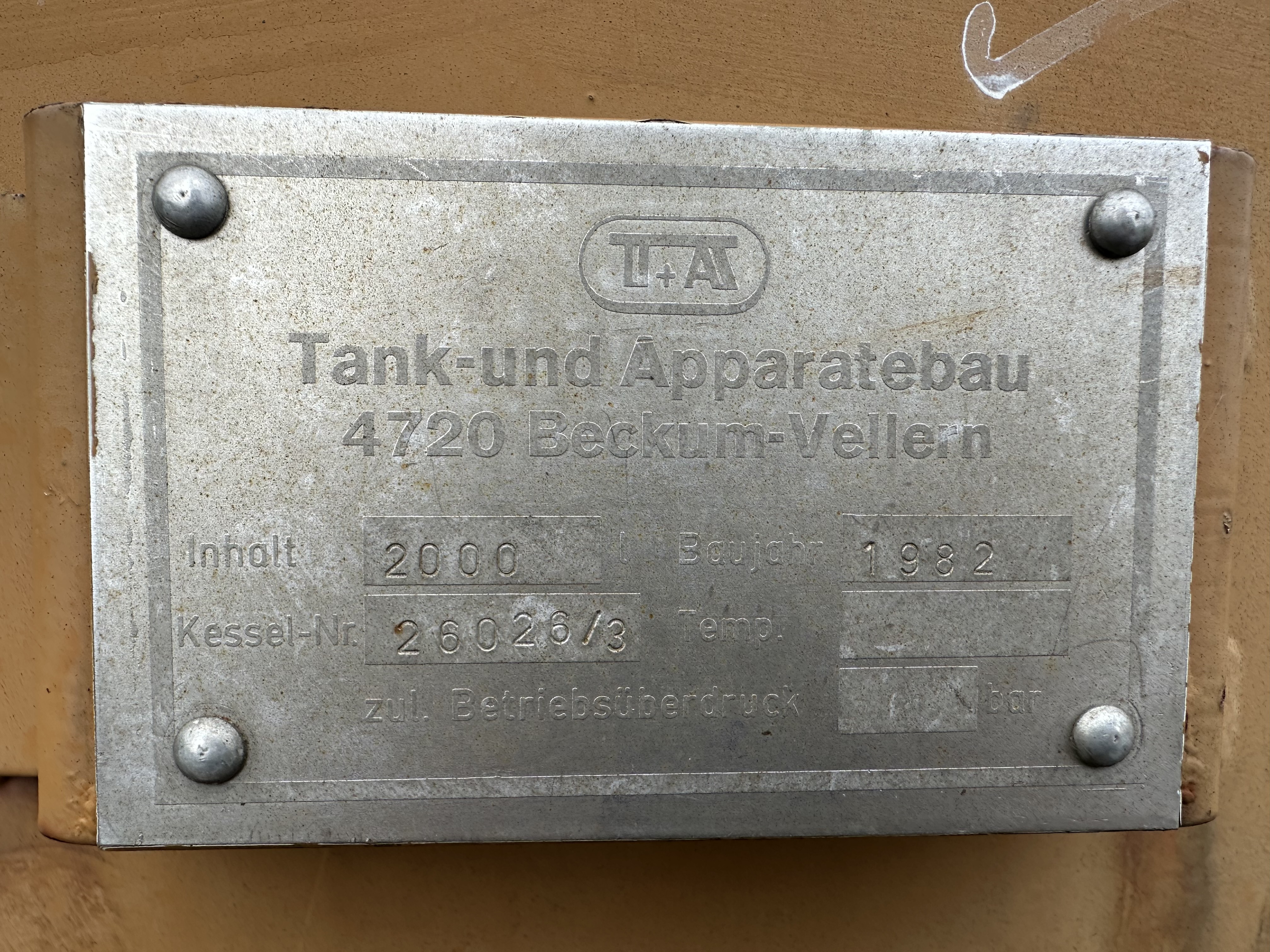 Bauer - Tank - Wassertank - Flüssigkeit Behälter Öltransportanhänger, gebraucht