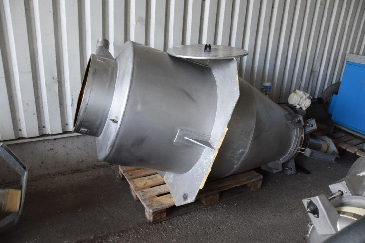 Silo di riempimento in acciaio inox con vibratore