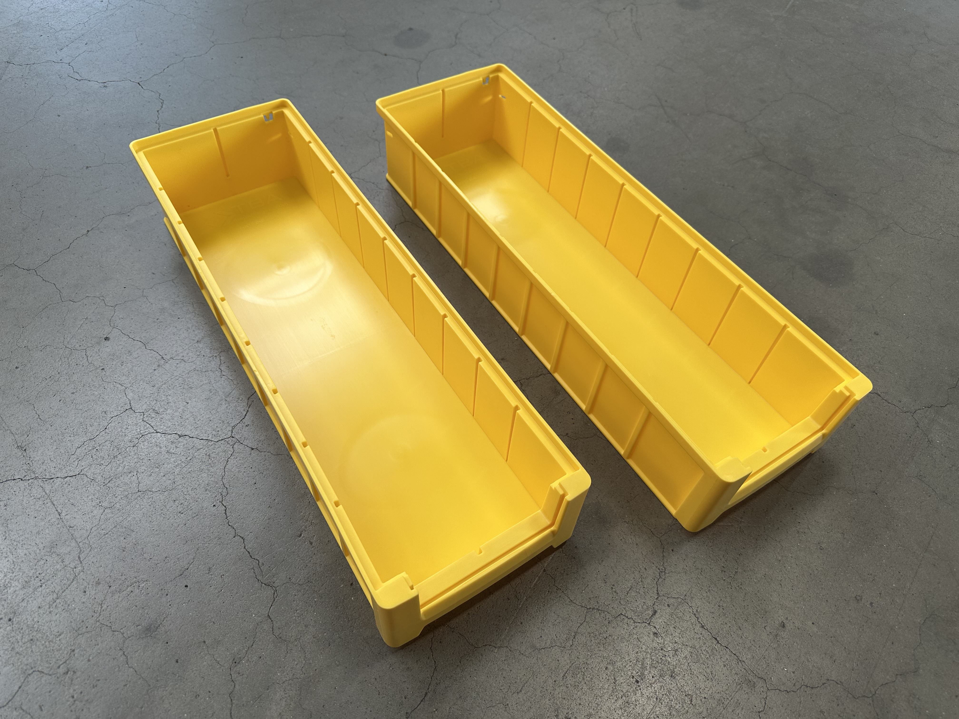 200 St. TBA Regalkasten 500 x 156 x 90 mm gelb, Neuware