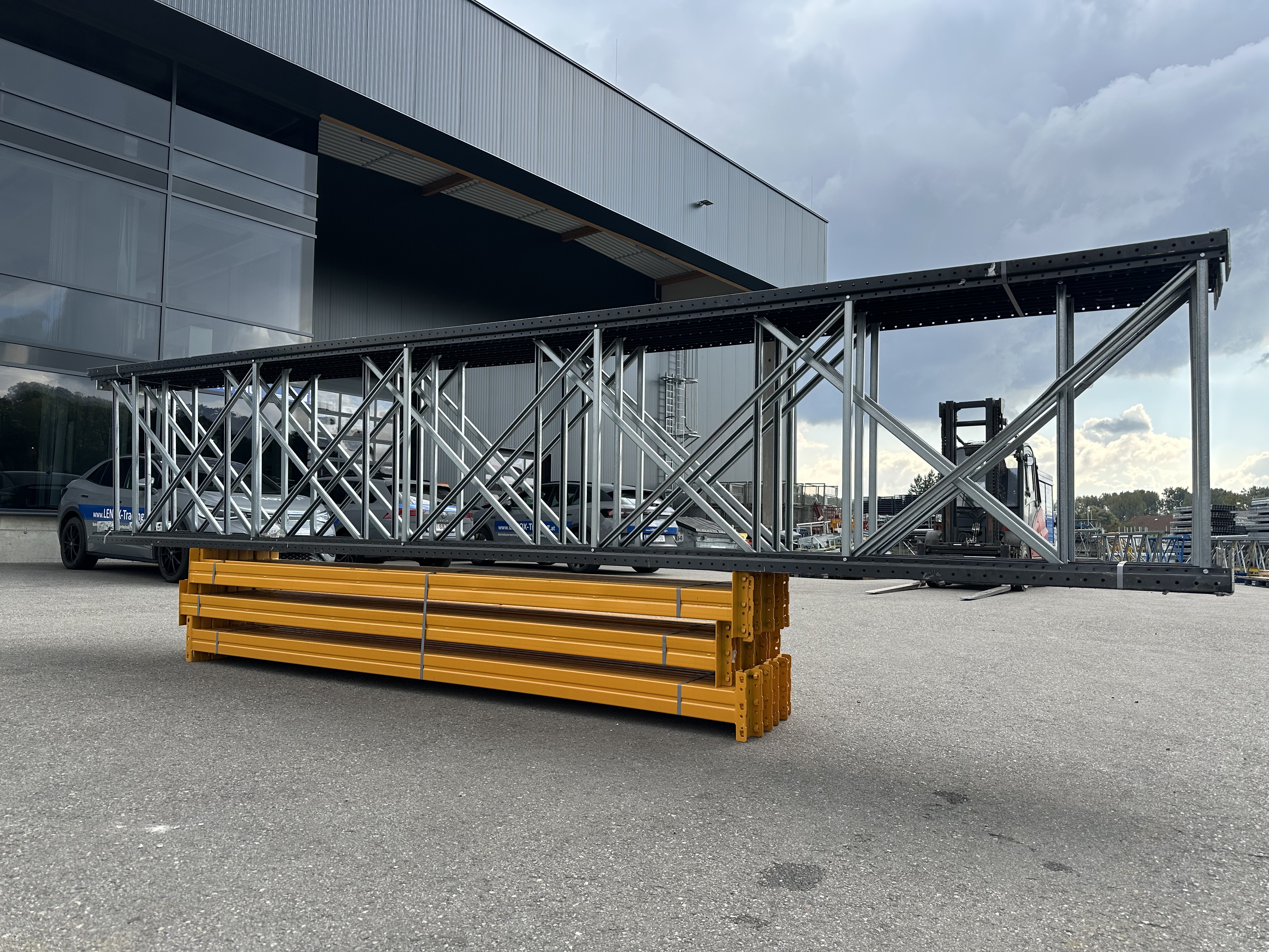Palettenregal Meta 6m hoch, gebraucht