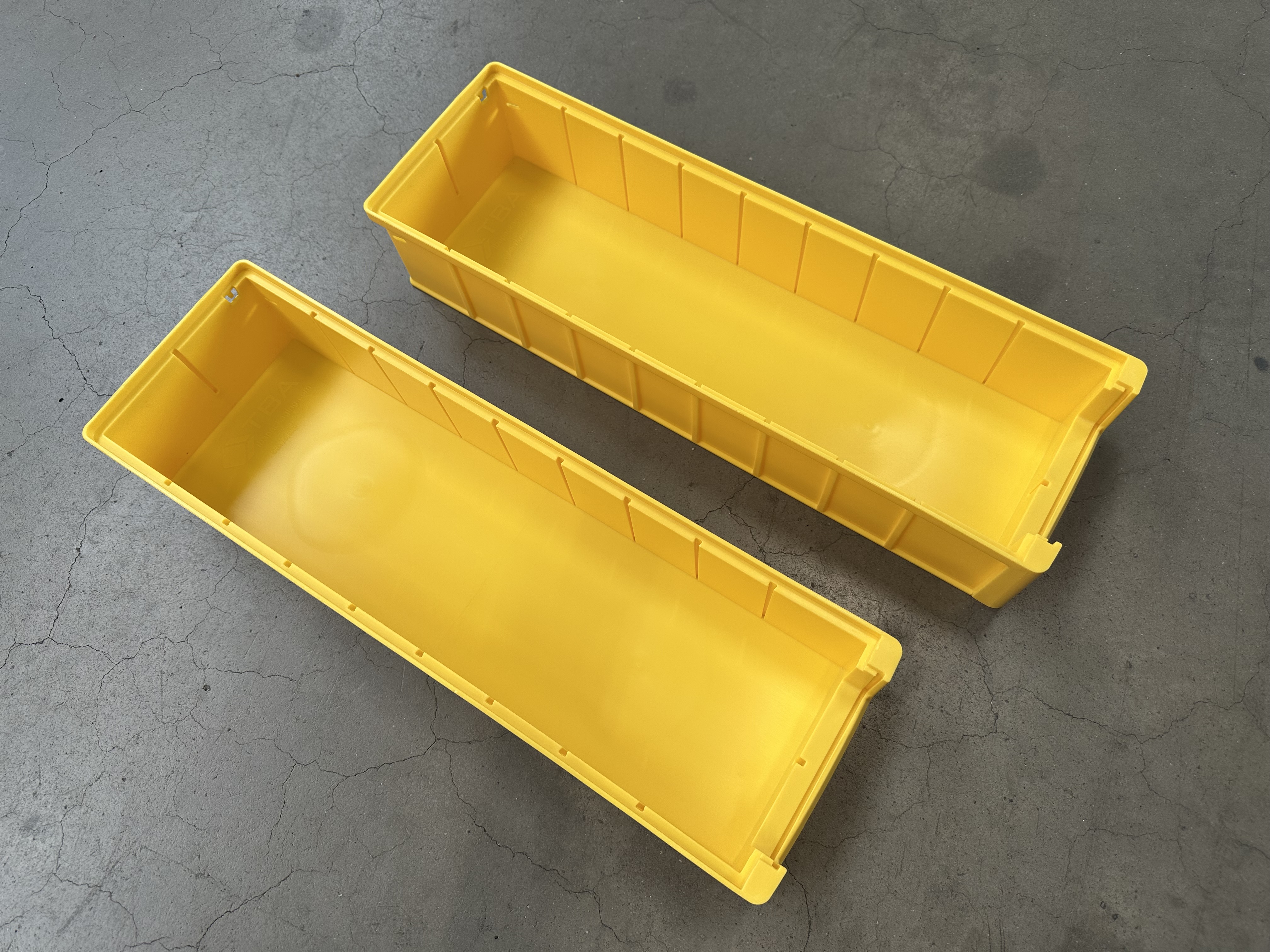 200 St. TBA Regalkasten 500 x 156 x 90 mm gelb, Neuware
