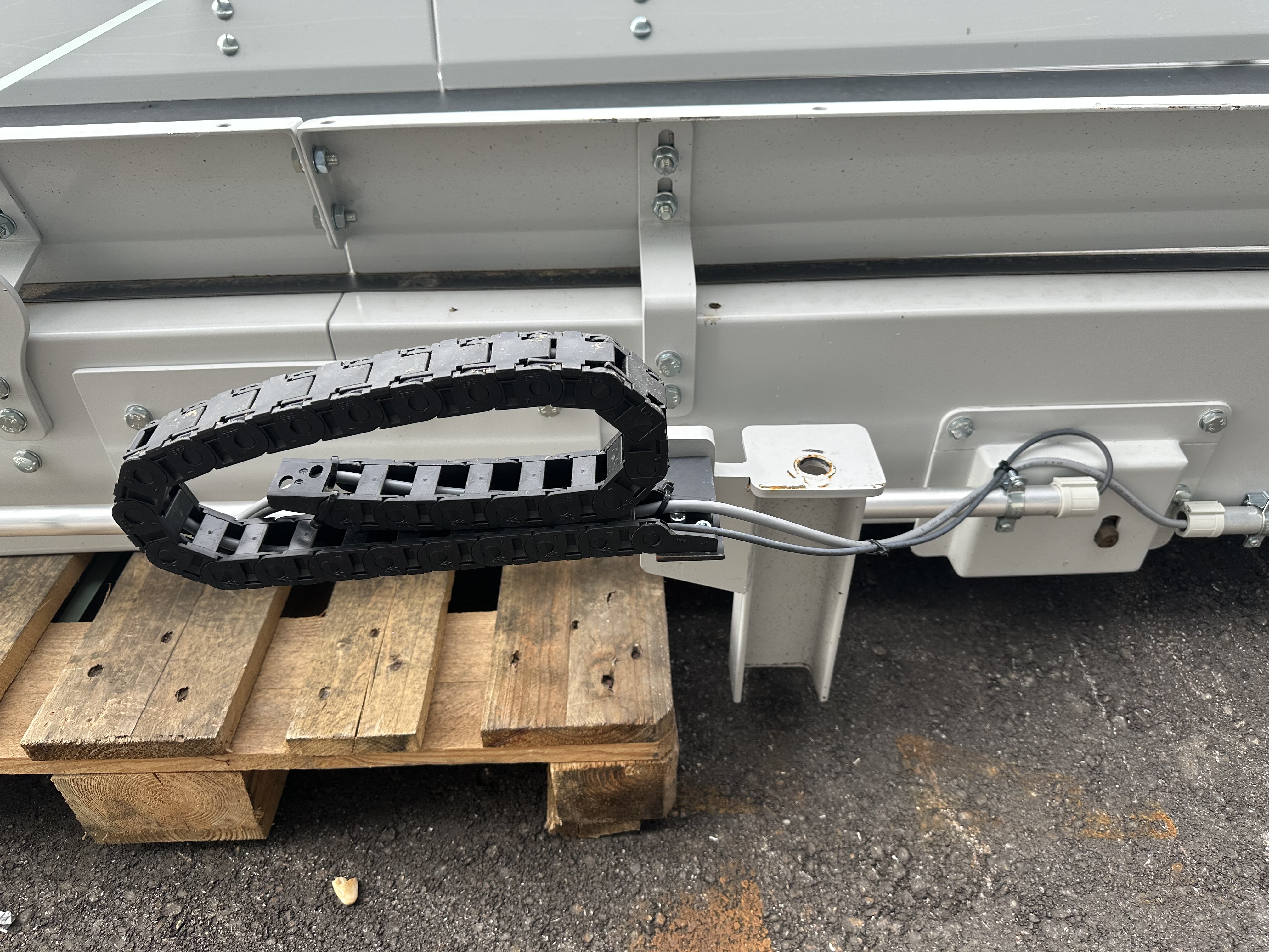 M.A.H GB 600 elektromos szállítószalag, 6 méter hosszú, használt