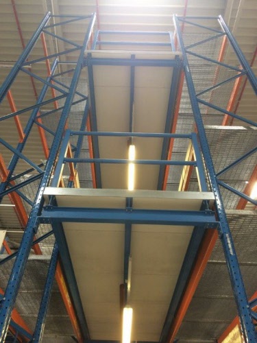 200 metri lineari di scaffalature a traliccio Scaffalature per pallet Stow