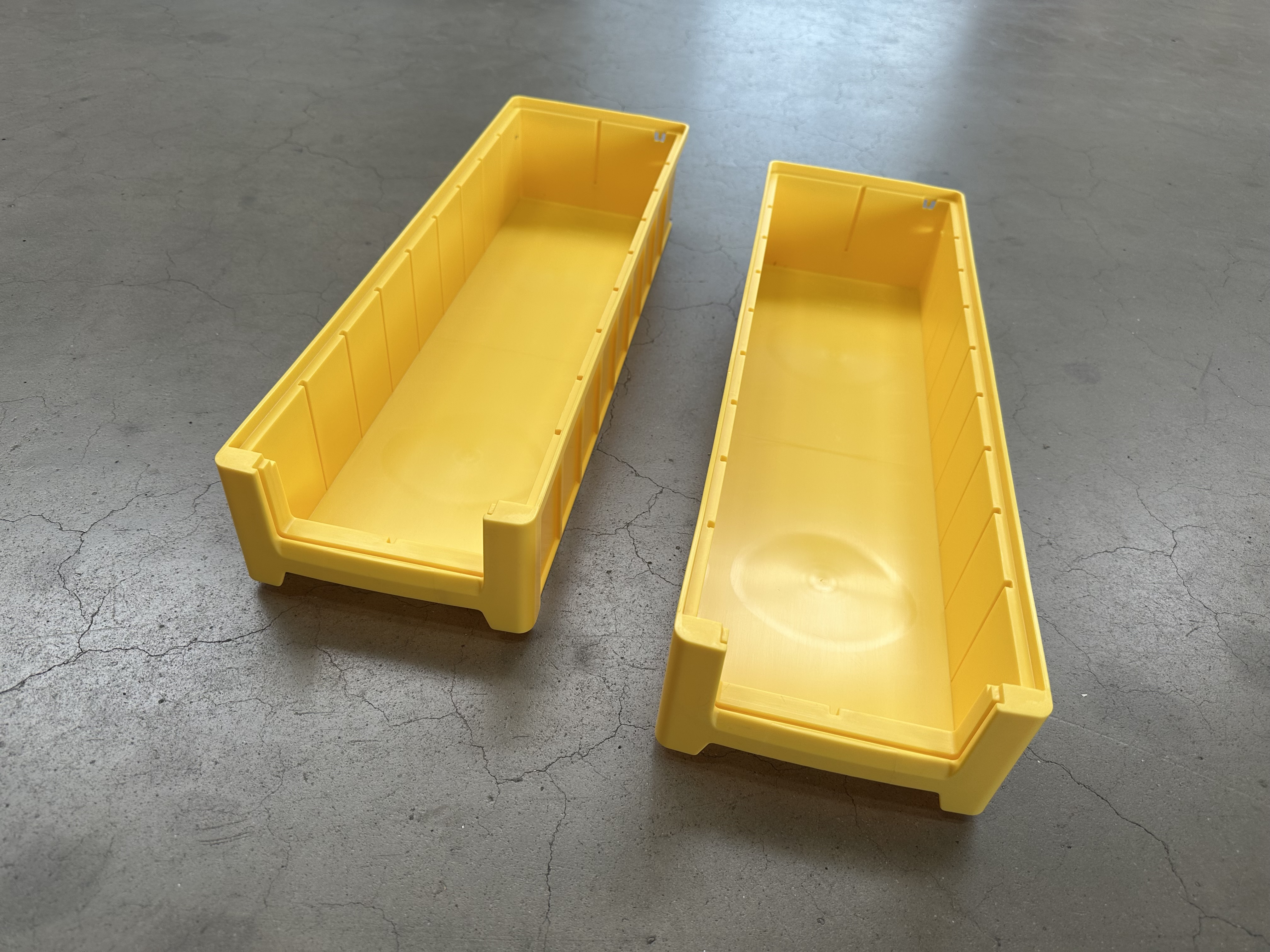 200 St. TBA Regalkasten 500 x 156 x 90 mm gelb, Neuware