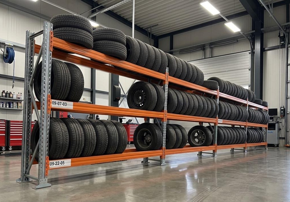 Reifenregal Stow 10 lfm. gebraucht