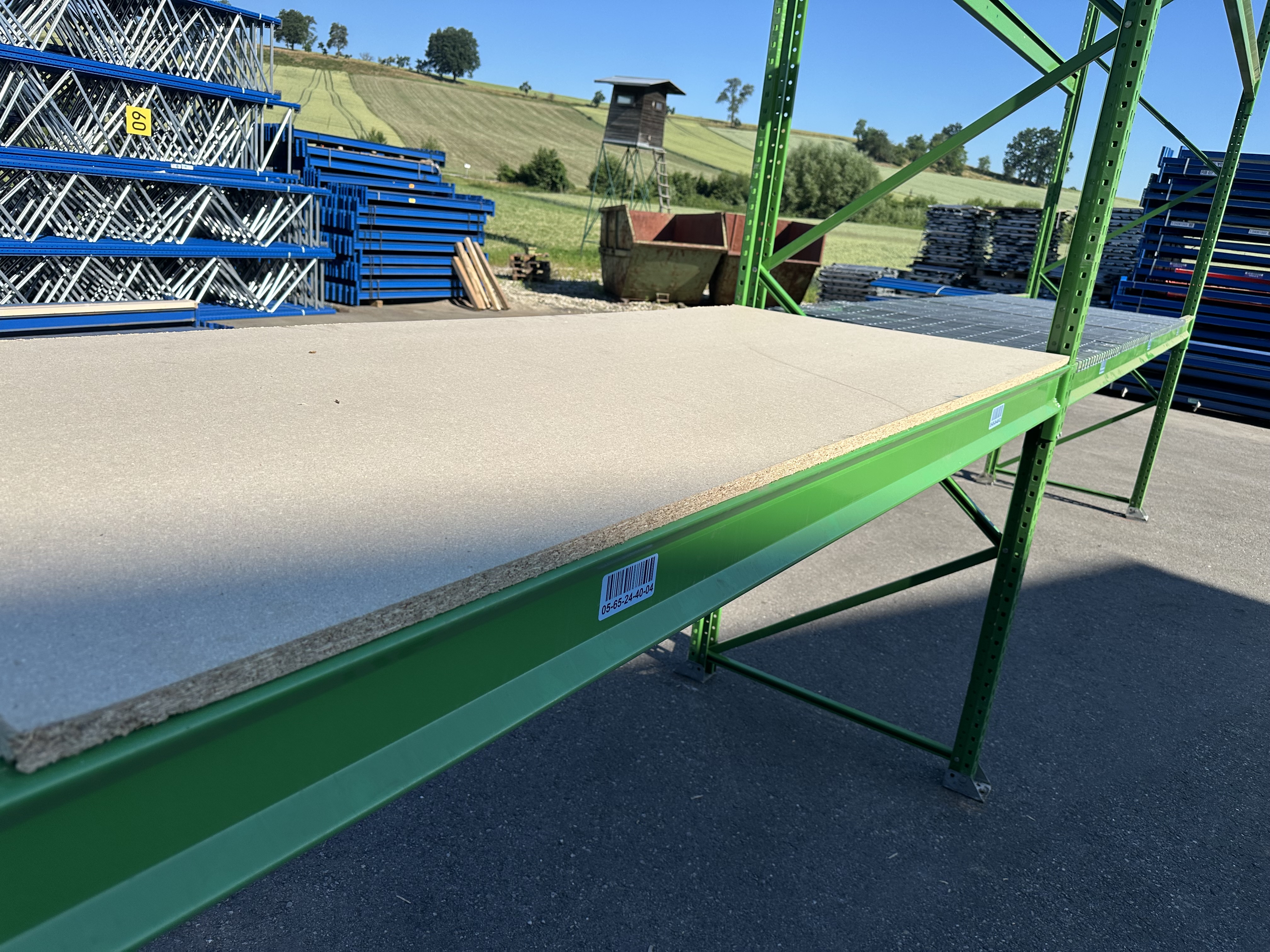 Palettenregal Voest ca. 55 lfm. gebraucht