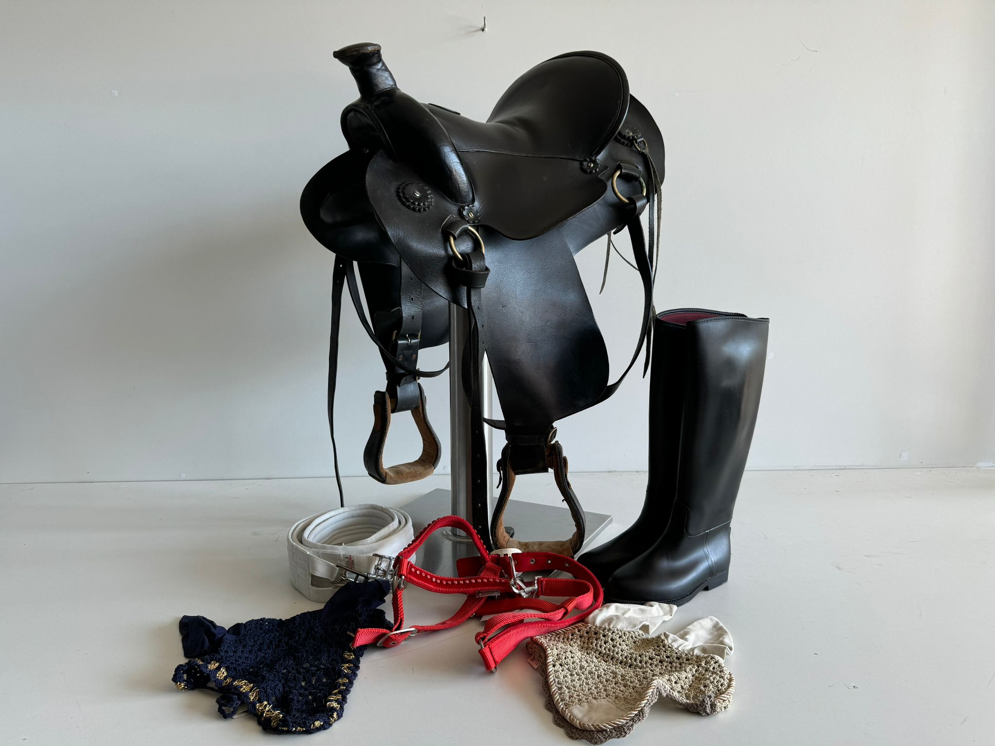 Reitsportzubehör: Bekleidung und Reitsättel