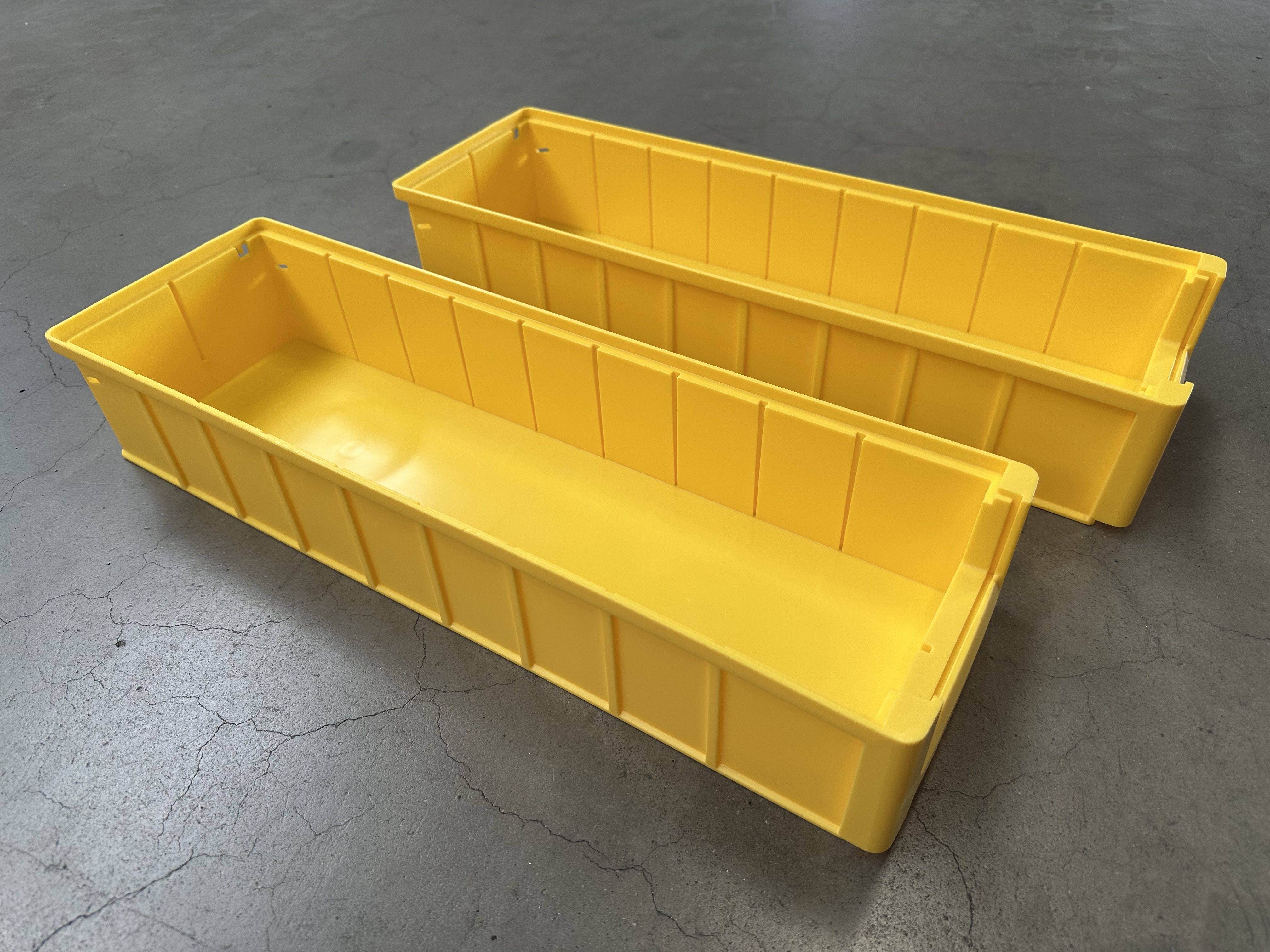 200 St. TBA Regalkasten 500 x 156 x 90 mm gelb, Neuware