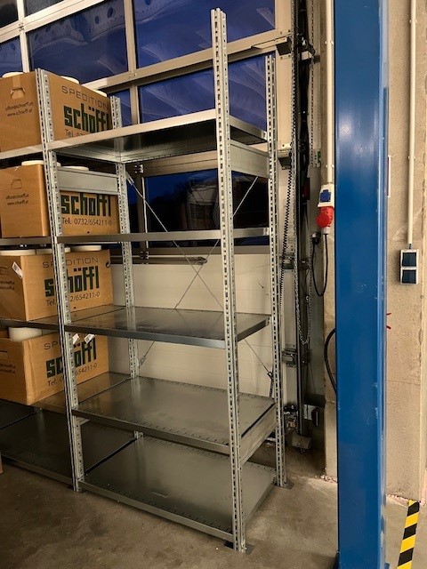 75 linear metres of Schäfer shelving, type R3000