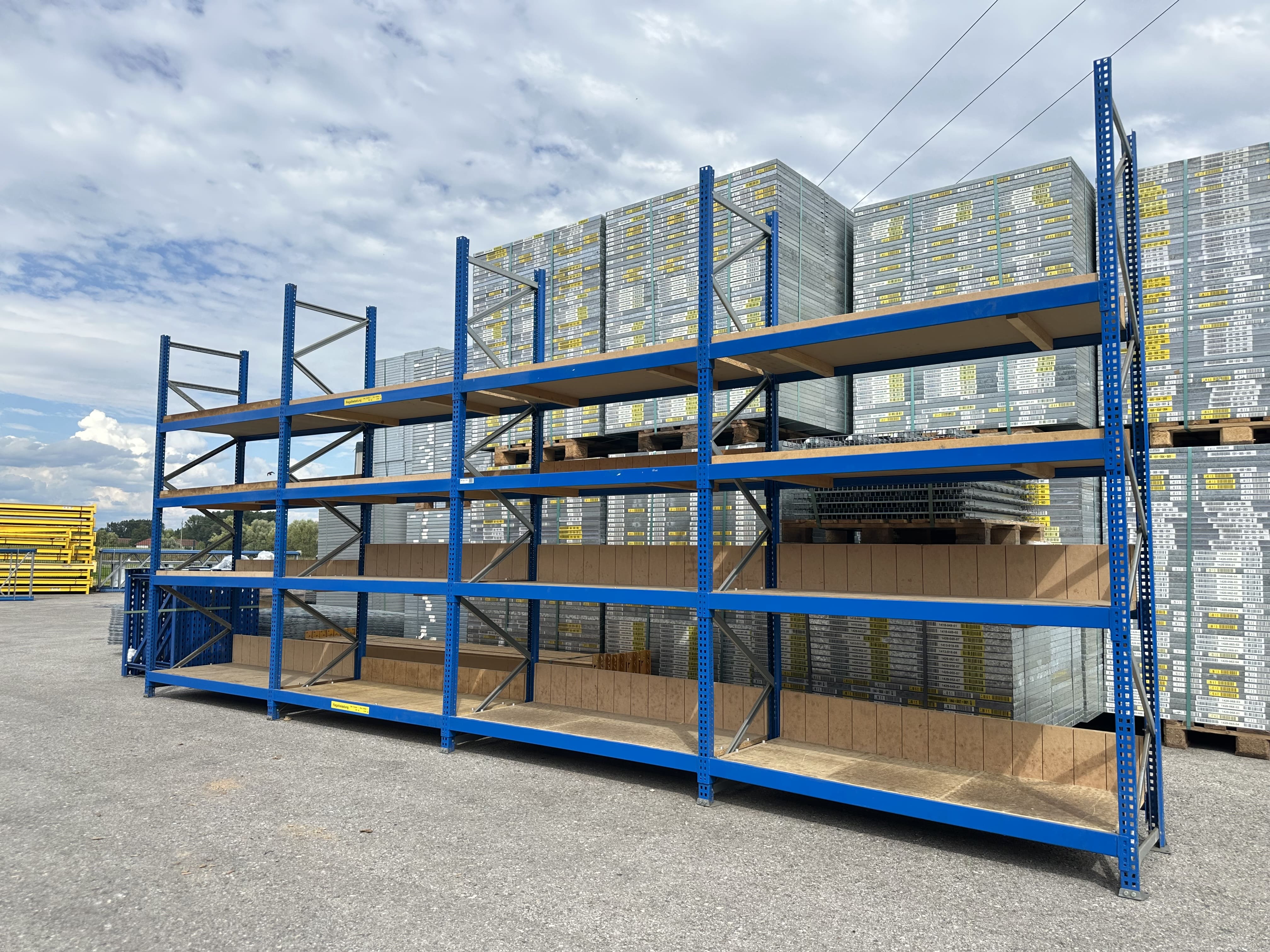 96 lfm Weitspannregal Jungheinrich Typ G