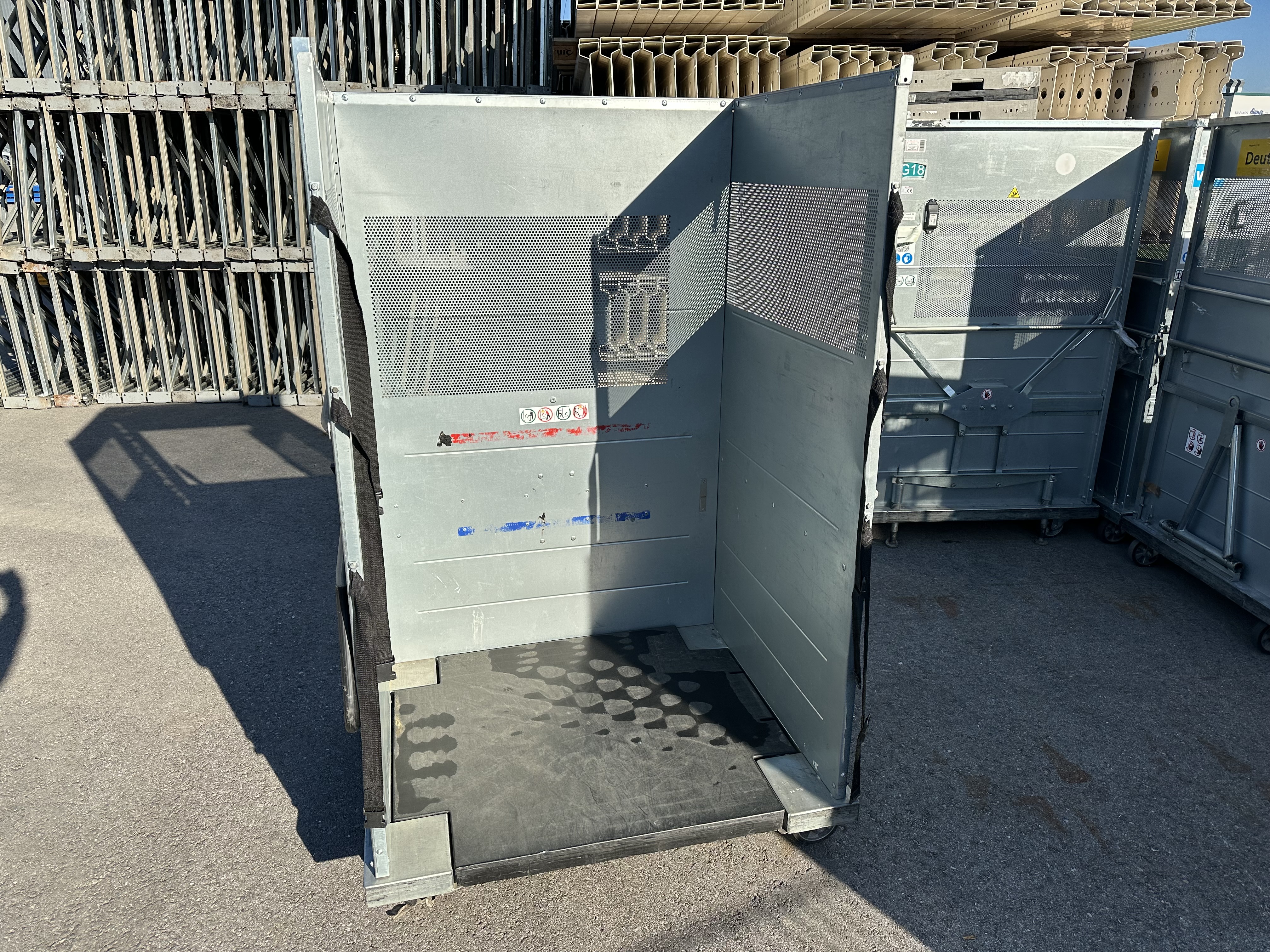 Combitainer Rollcontainer Gittercontainer, 120x100x188 cm, gebraucht