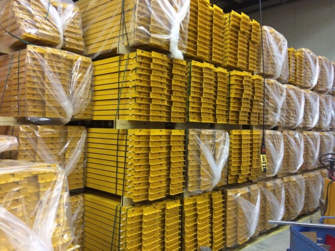 60 linear metres of Jungheinrich MPB pallet racking