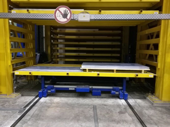 Magazzino per lamiere STOPA Altezza 18 m