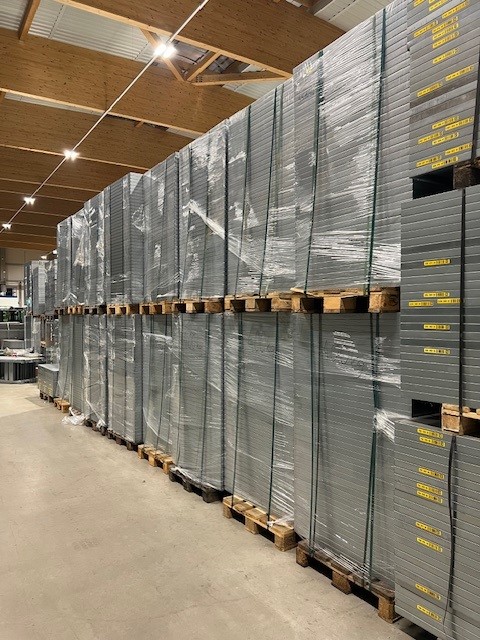 75 linear metres of Schäfer shelving, type R3000