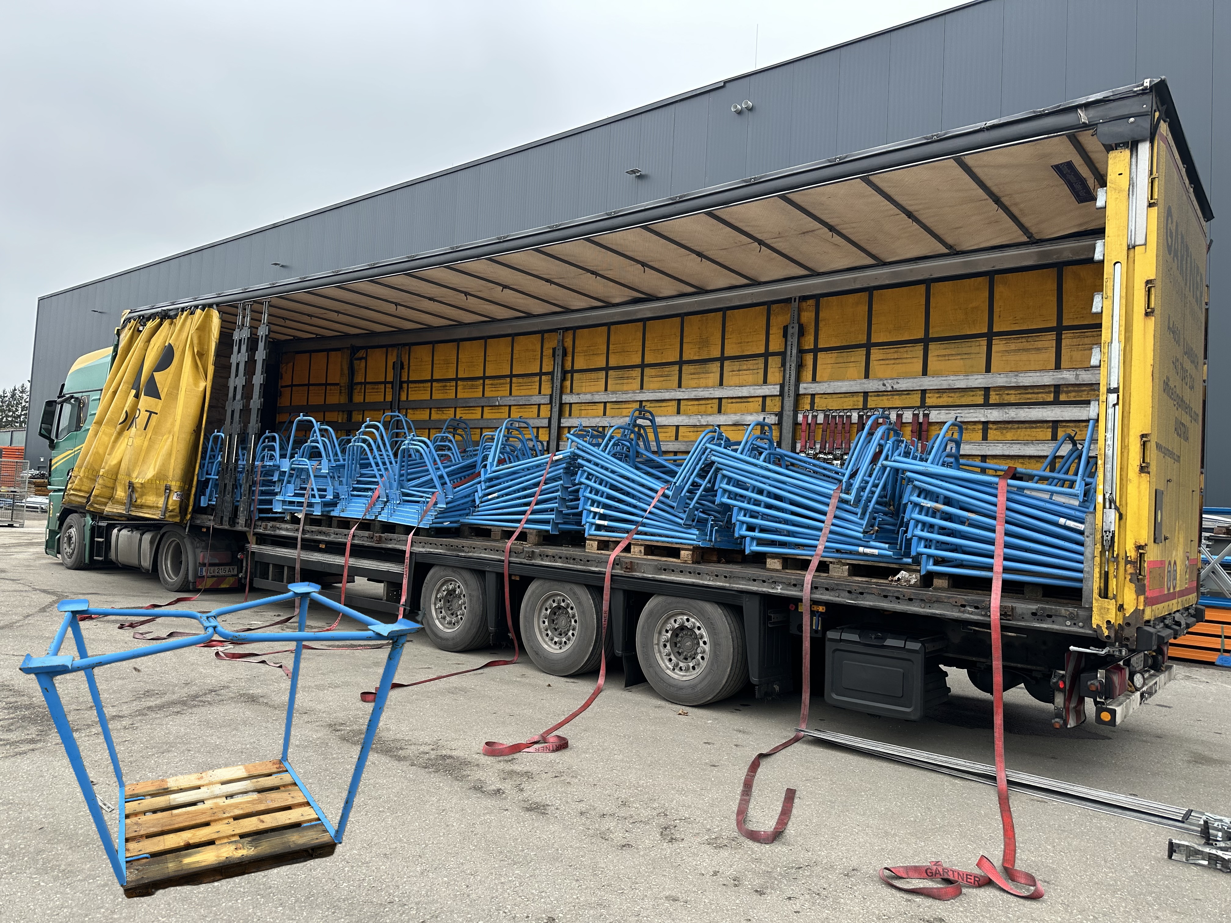 VARIOfit Palettenaufsatz für Europaletten - Stapelgestell, gebraucht