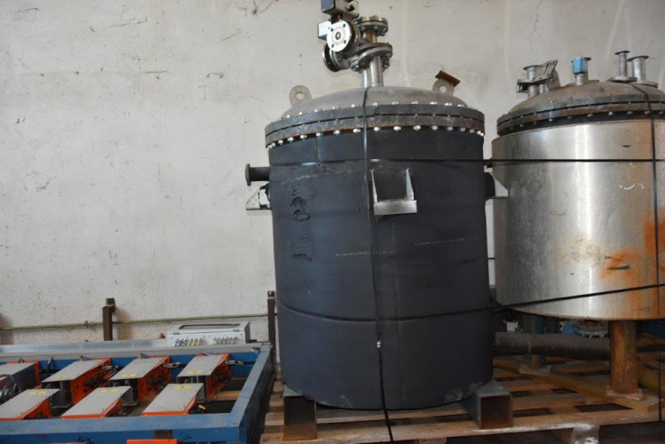 Pressure vessel 1000 l double-walled